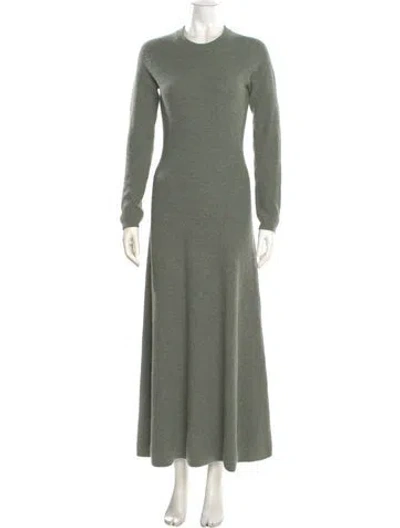 Pre-owned Altuzarra Cashmere Long Dress In Green