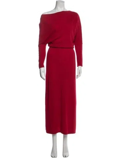Pre-owned Altuzarra Cashmere Long Dress In Orange