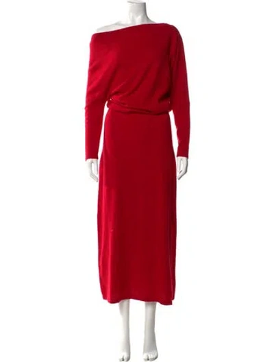 Pre-owned Altuzarra Cashmere Long Dress W/ Tags In Orange