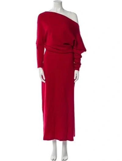 Pre-owned Altuzarra Cashmere Long Dress W/ Tags In Red