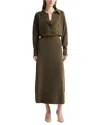 Altuzarra Cashmere Midi Dress In Brown