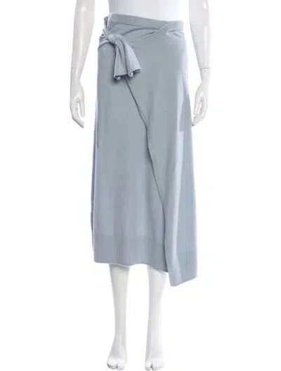Pre-owned Altuzarra Cashmere Midi Length Skirt In Blue