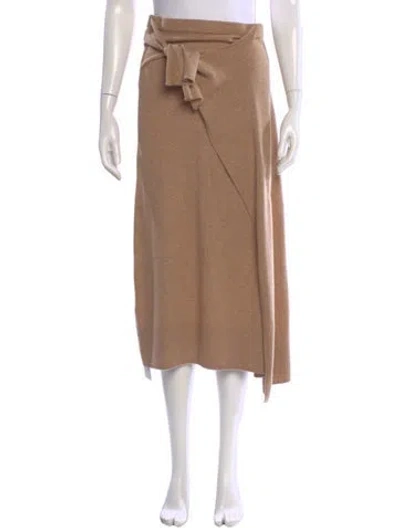 Pre-owned Altuzarra Cashmere Midi Length Skirt In Neutral