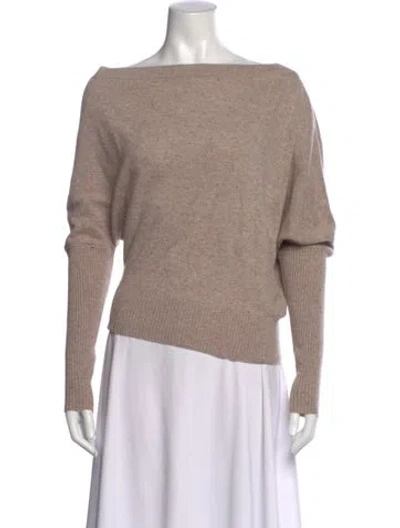 Pre-owned Altuzarra Cashmere Off-the-shoulder Sweater W/ Tags In Neutral