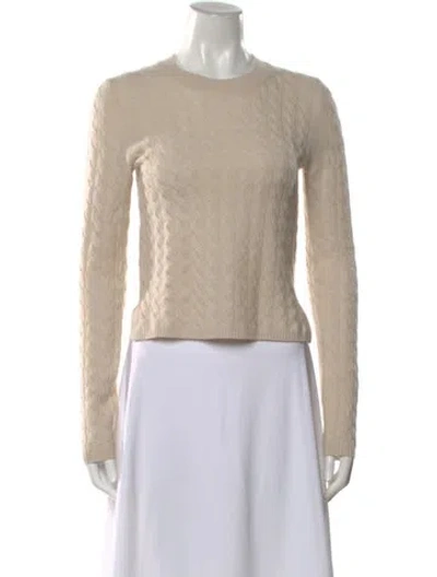 Pre-owned Altuzarra Cashmere Patterned Sweater In Neutral