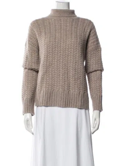 Pre-owned Altuzarra Cashmere Patterned Sweater In Neutrals