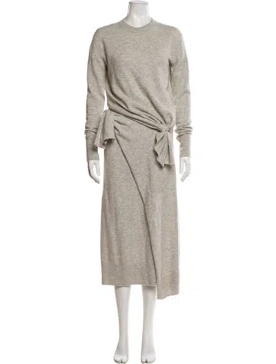 Pre-owned Altuzarra Cashmere Printed Skirt Set In Gray