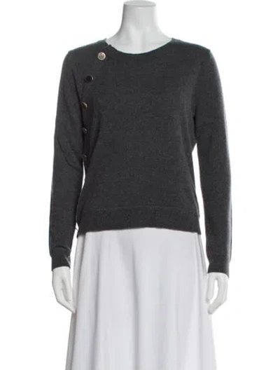 Pre-owned Altuzarra Cashmere Scoop Neck Sweater In Gray