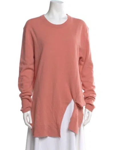 Pre-owned Altuzarra Cashmere Scoop Neck Sweater In Pink