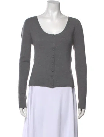 Pre-owned Altuzarra Cashmere Scoop Neck Sweater W/ Tags In Gray