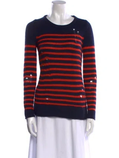 Pre-owned Altuzarra Cashmere Striped Sweater In Blue