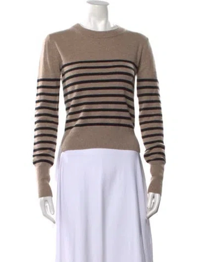 Pre-owned Altuzarra Cashmere Striped Sweater In Neutral