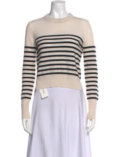Pre-owned Altuzarra Cashmere Striped Sweater In Neutrals