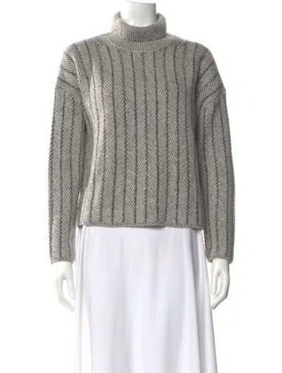 Pre-owned Altuzarra Cashmere Turtleneck Sweater In Multi