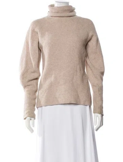 Pre-owned Altuzarra Cashmere Turtleneck Sweater In Neutral