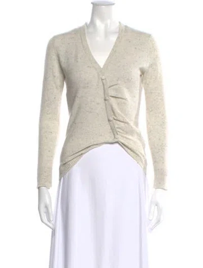 Pre-owned Altuzarra Cashmere V-neck Sweater In Gray