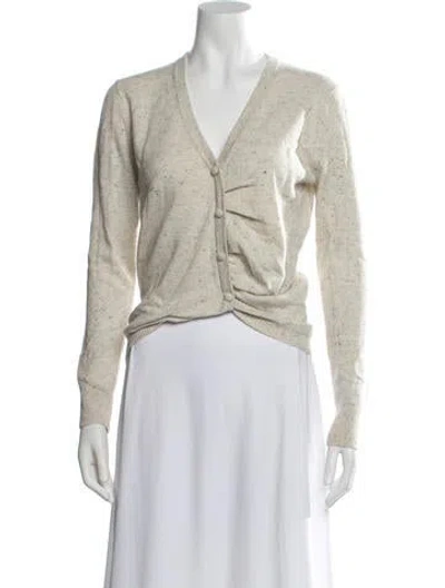Pre-owned Altuzarra Cashmere V-neck Sweater In Gray