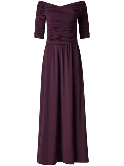 Altuzarra Char Maxi Dress In Deep Grape