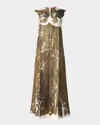 Altuzarra Cherie Printed Silk Maxi Dress In Python Painted Bodie