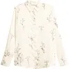 Altuzarra Chika Floral Print Silk Button-up Shirt