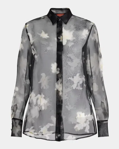 Altuzarra Chika Floral Silk Button-down Top