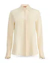 Altuzarra Chika Silk Top In Neutral