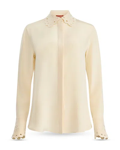 Altuzarra Chika Silk Top In Neutral