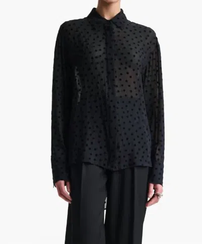Altuzarra Chika Top In Black