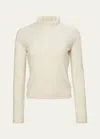 Altuzarra Circo Ruffle-neck Cashmere Sweater In Ivory