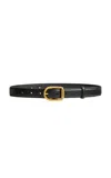 Altuzarra Classic Buckle Belt In Black