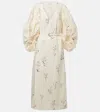 Altuzarra Corrie Belted Floral Cotton Maxi Dress