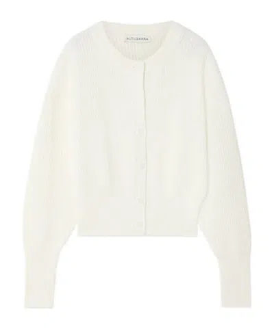 Altuzarra Cotton Cardigan In White