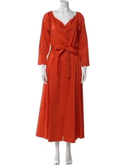 Pre-owned Altuzarra Cowl Neck Long Dress In Pink