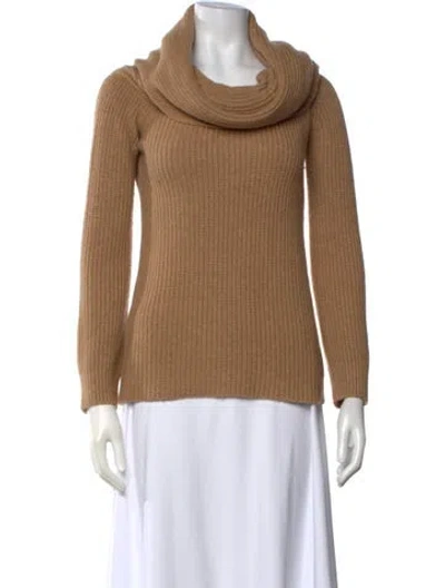 Pre-owned Altuzarra Cowl Neck Sweater In Brown