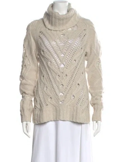 Pre-owned Altuzarra Cowl Neck Sweater In Neutral