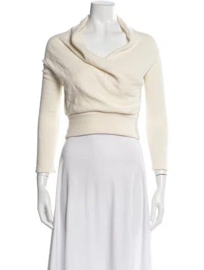 Pre-owned Altuzarra Cowl Neck Sweater In Neutral