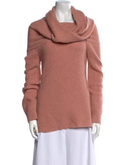 Pre-owned Altuzarra Cowl Neck Sweater In Pink