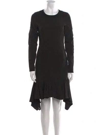 Pre-owned Altuzarra Crew Neck Knee-length Dress In Black