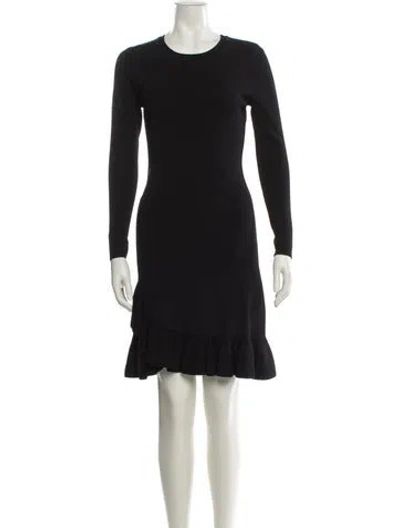 Pre-owned Altuzarra Crew Neck Knee-length Dress In Black