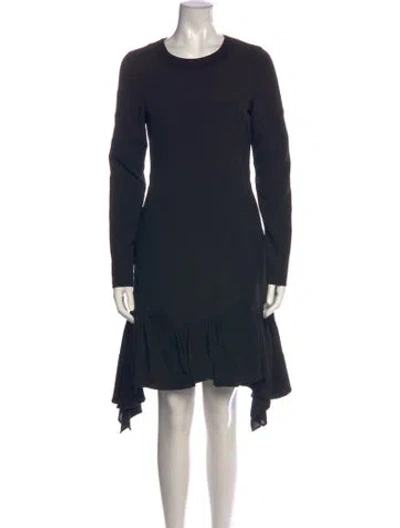 Pre-owned Altuzarra Crew Neck Knee-length Dress In Black