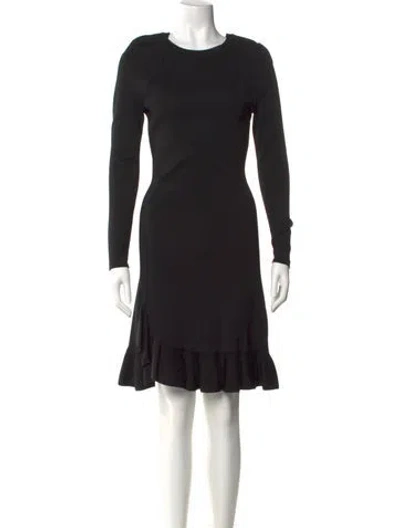 Pre-owned Altuzarra Crew Neck Knee-length Dress W/ Tags In Black