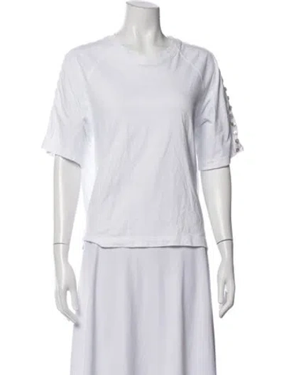 Pre-owned Altuzarra Crew Neck Short Sleeve T-shirt In White