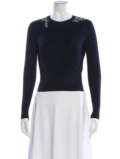 Pre-owned Altuzarra Crew Neck Sweater In Blue