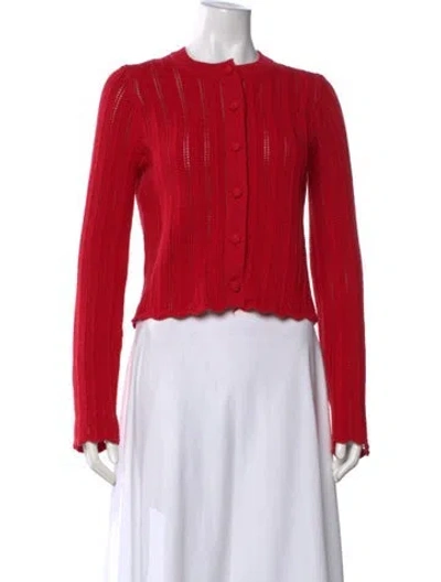 Pre-owned Altuzarra Crew Neck Sweater In Red