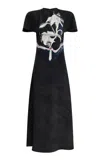 Altuzarra Daisy Silk Maxi Dress In Black
