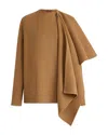 Altuzarra Dak Convertible Coat In Brown