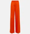 Altuzarra Dale High-rise Wool Pants In Ember