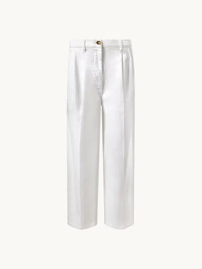 Altuzarra Dash Pant Optic White Fr42 In Red