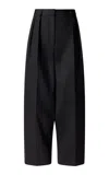 Altuzarra Dash Tailored Wool Straight-leg Pants In Black