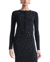 Altuzarra Dorrie Crystal Embellished Cardigan In Black